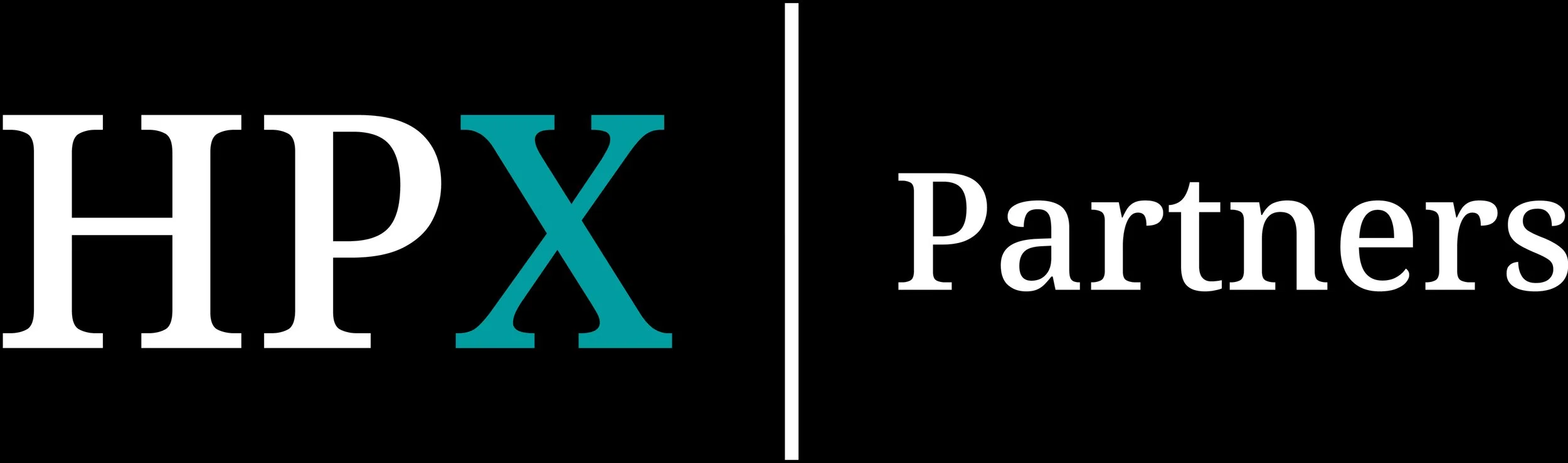 HYPE Partners logo with black background, white and teal text