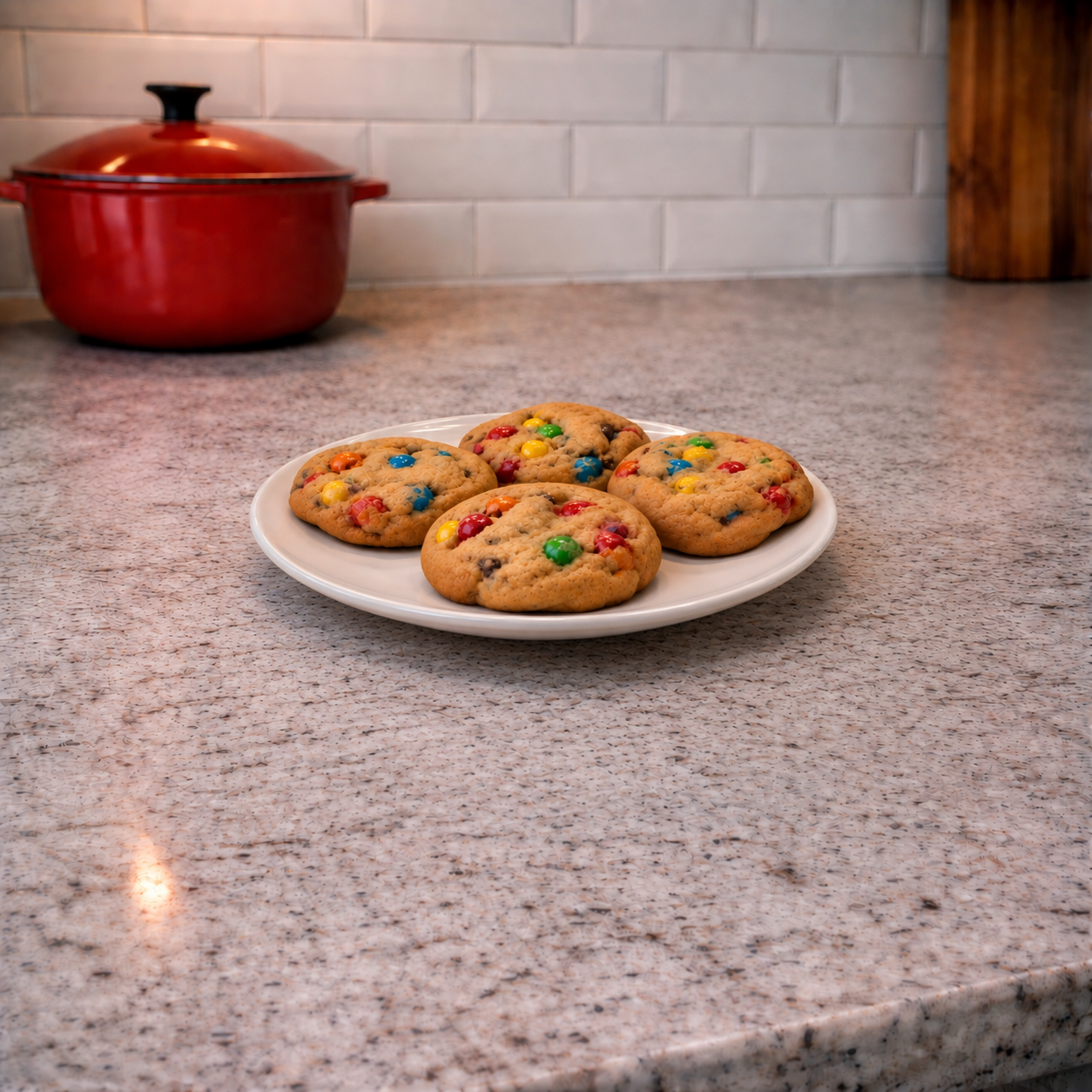 M&M Chocolate Chip Cookies