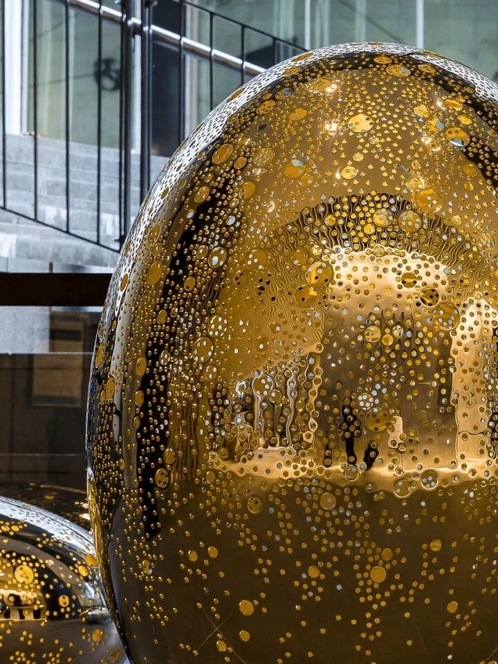 Lindy Lee Seeds of Cosmos, Martin Place Sydney