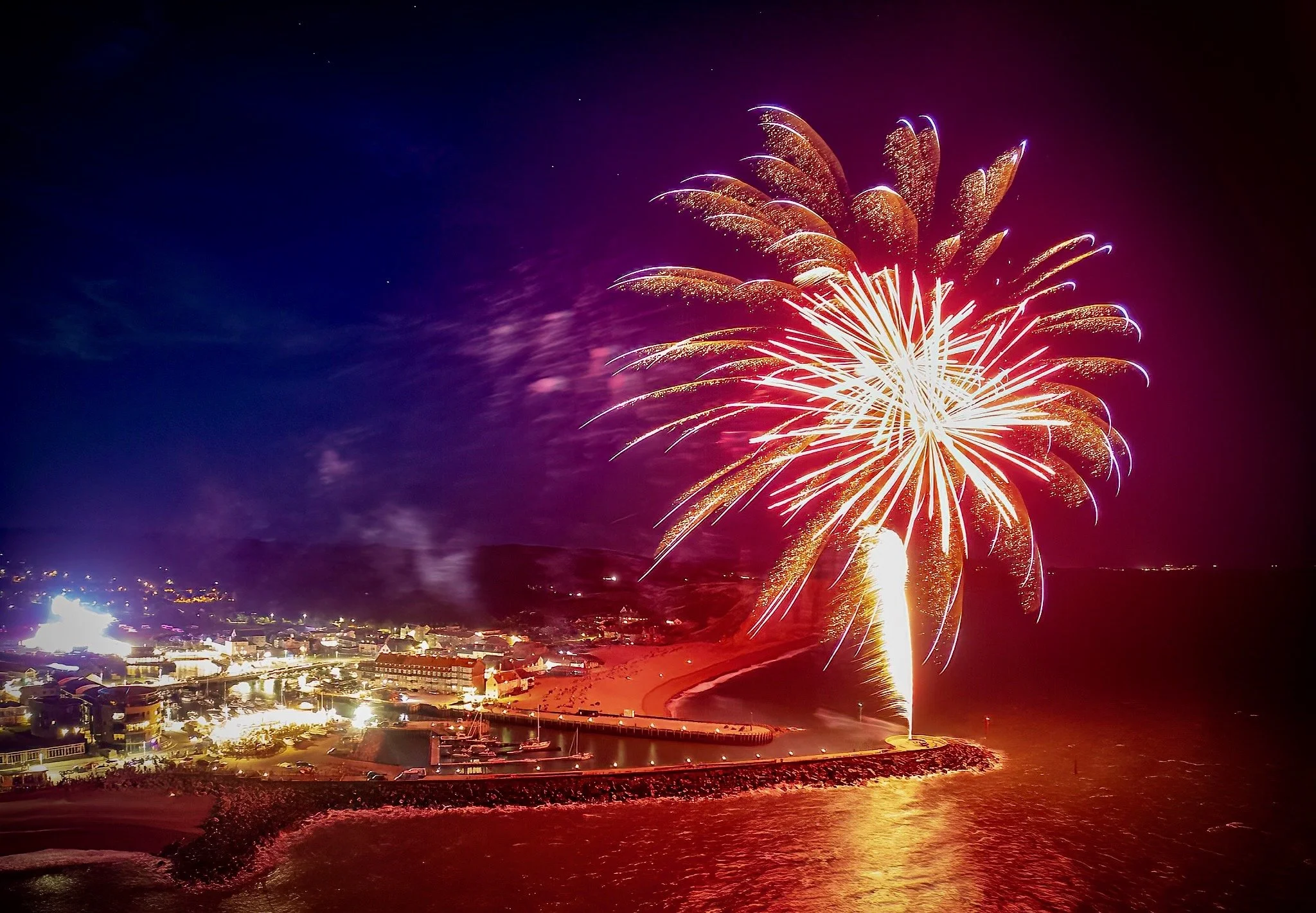 West Bay Days, Pirates Weekend, West Bay Weekend, West Bay Day, Pirates Day, Bonfire By The Beach, Christmas Tree Celebration, Bridport, Dorset, Jurassic Coast, West Bay, Fireworks Display.