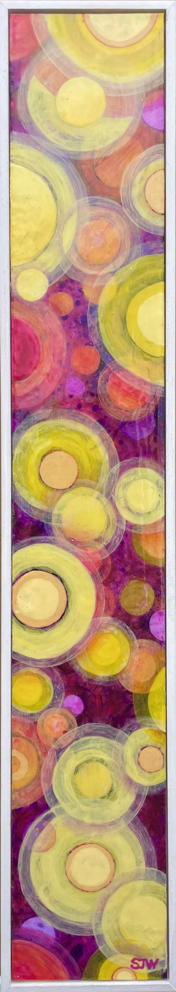 Gratitude for Daydreaming
(Gratitudes series)

Acrylic on  400gsm paper affixed to wood panel

Artwork framed size 51 cm x 9 cm x 2 cm
White painted wood tray frame

£150

Available from Seventh Circle Art & Aesthetics