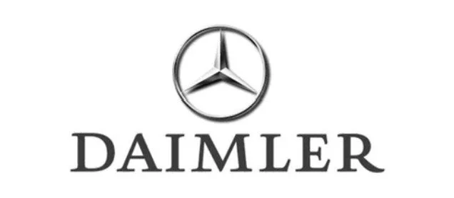 Mercedes-Benz logo above the word Daimler.