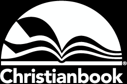 Christian book logo featuring an open book with a stylized dove or flame above and the text 'Christianbook' underneath.