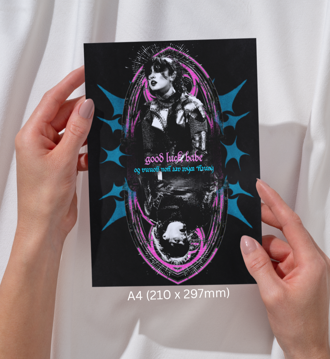 A4 ART PRINT - Chappell Roan / Gerard Way x Joan of Arc Graphic