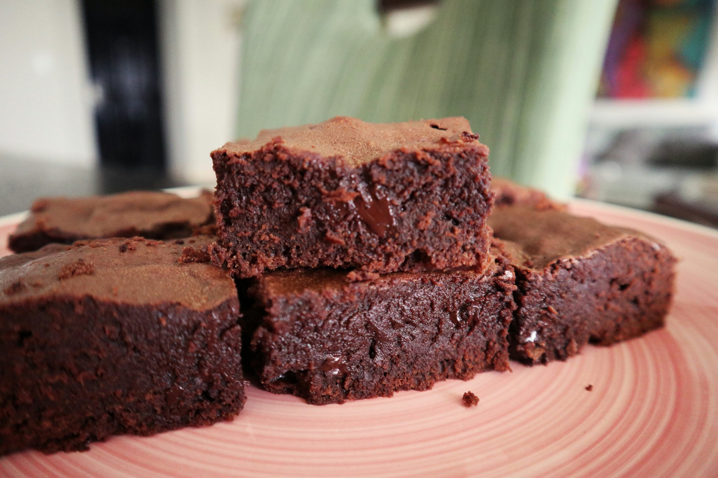 Chocolate  fudge brownies