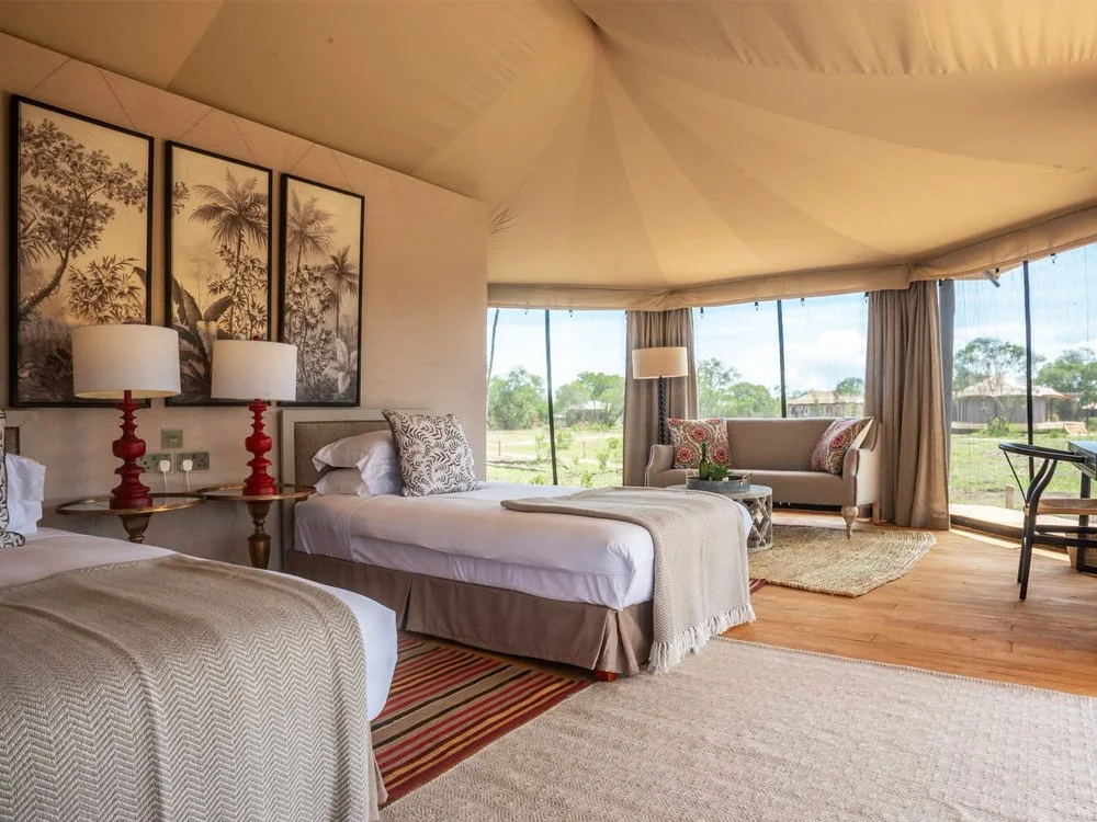 Ol Pejeta Conservany The River Camp - Tented Bedroom Kenya