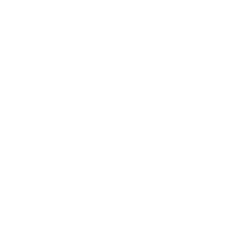 A blank white circle set against a black background.