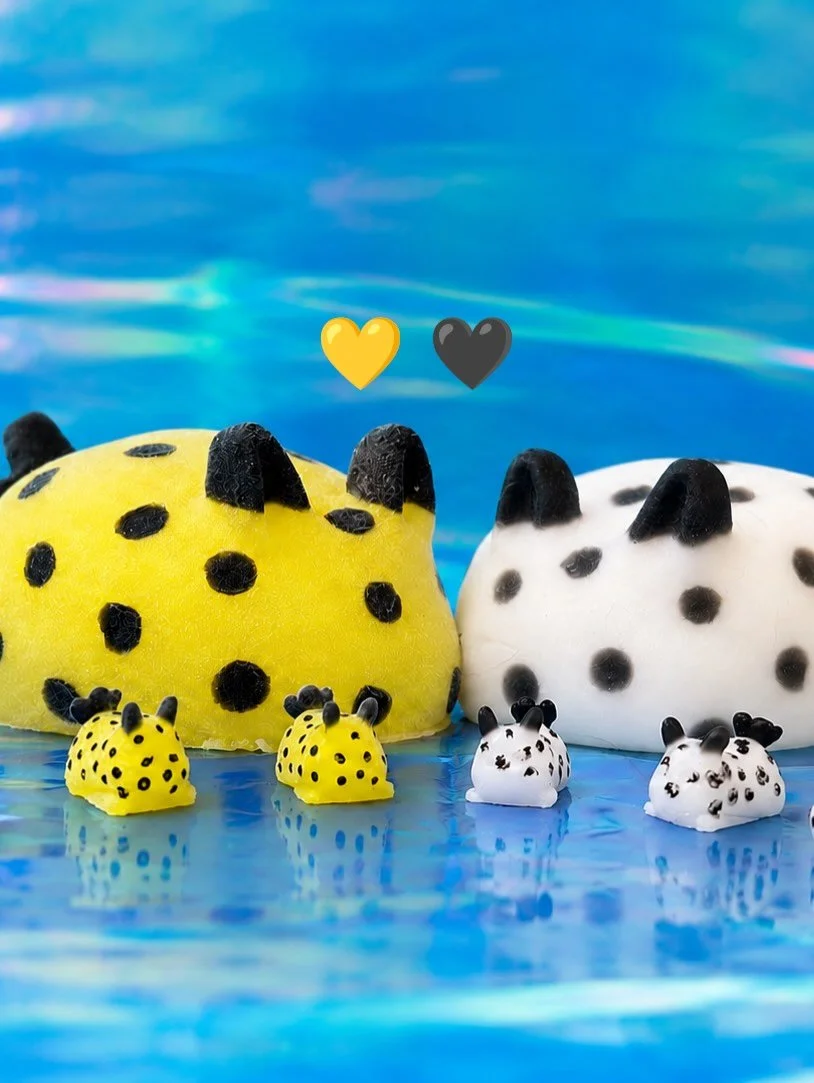 ✨ They&rsquo;re here! ✨

My Yellow Sea Bunny Taba Squishy and the Mini Sea Bunny Taba Squishies are officially available in my Etsy shop! 💛

From hand-pouring and painting to packaging every tiny detail, it&rsquo;s been so much fun bringing this col
