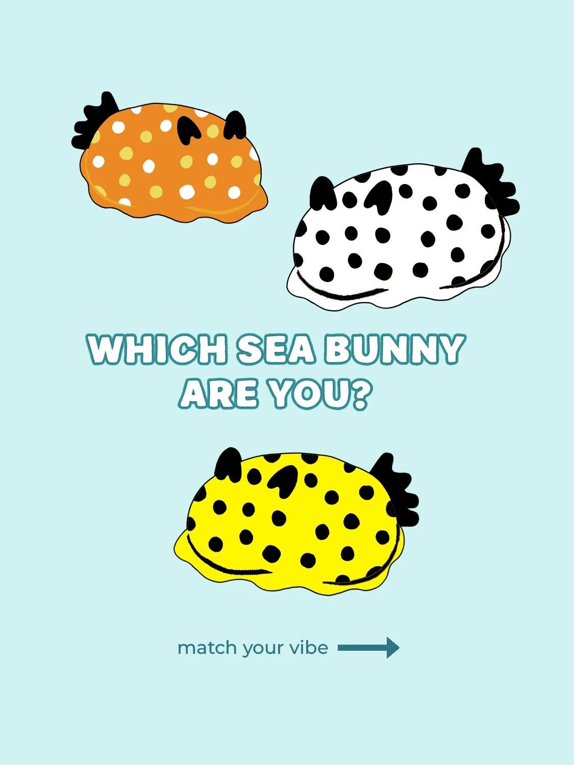 Which Sea Bunny are you? Every Sea Bunny has its own personality&hellip; and there might just be one that matches yours. 

Find your perfect Sea Bunny in my Etsy shop - link in bio!

#ArtfulAquarist #SeaBunny #TabaSquishy #SquishyCollector #WhichSeaB