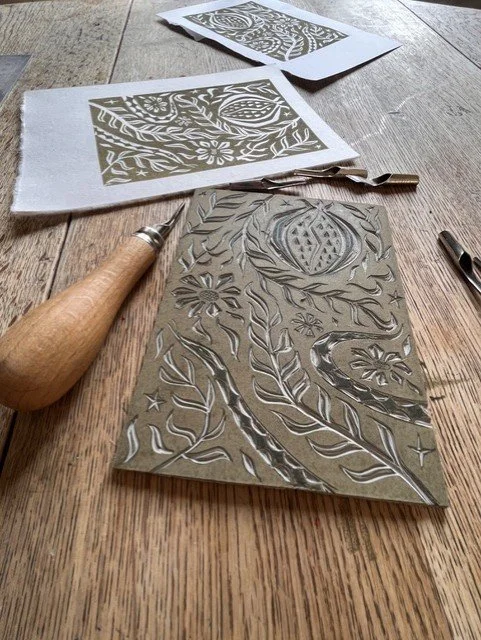 Nature Inspired Linocut Workshop with Zoe Ansari - 31 October
