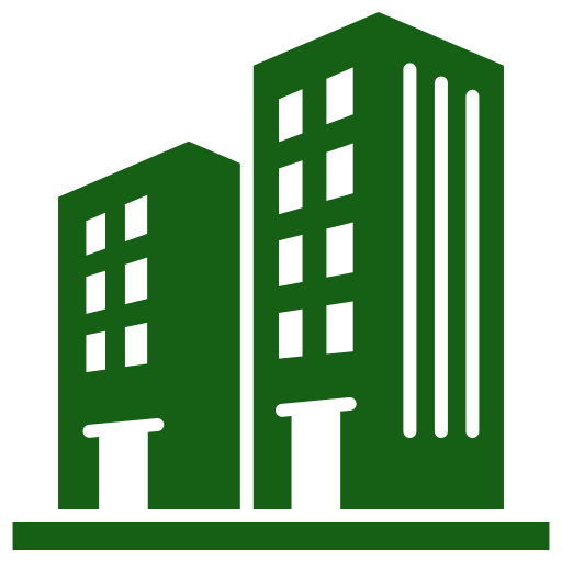Hotel building icon