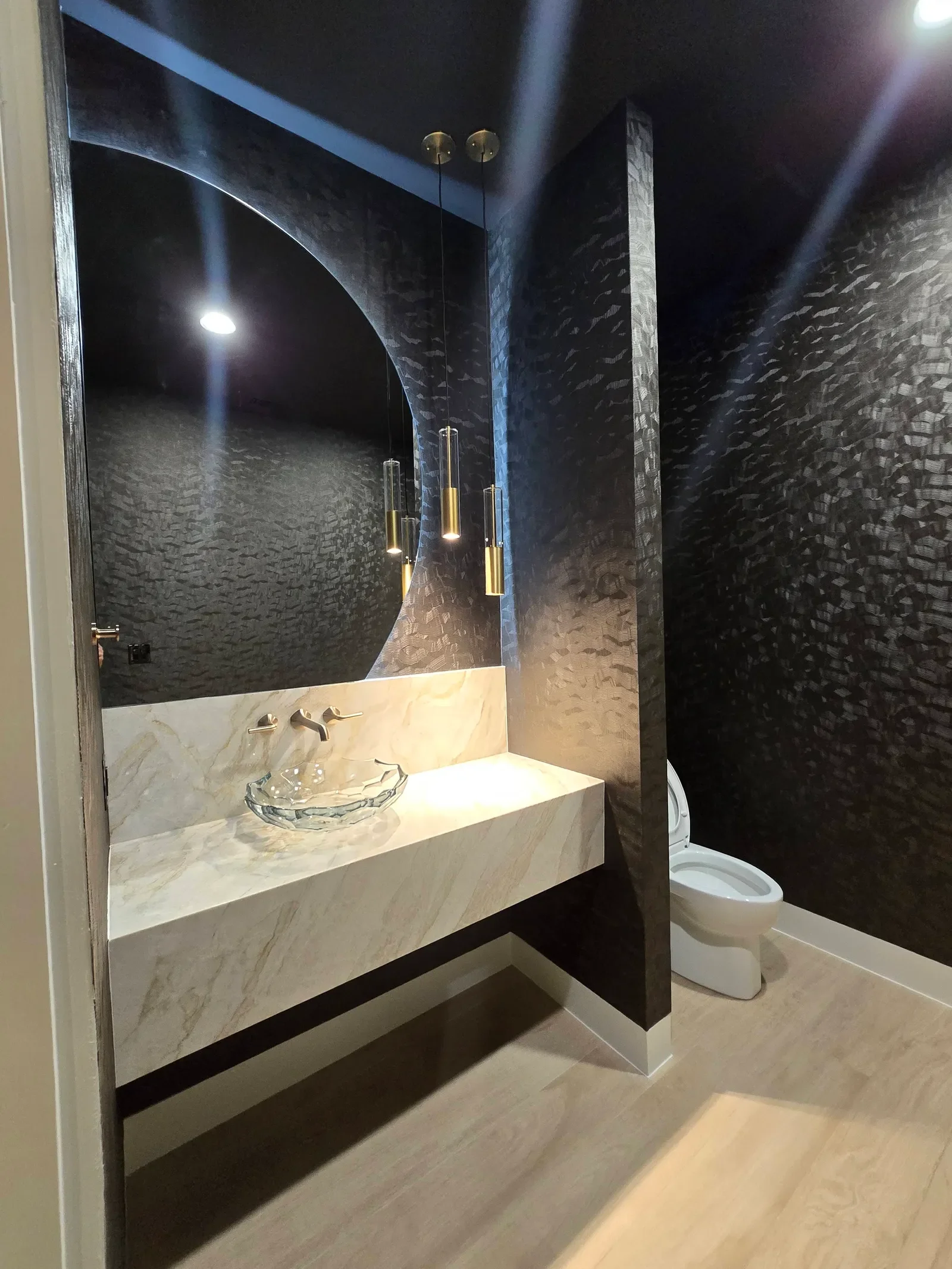 Clean hotel rest room