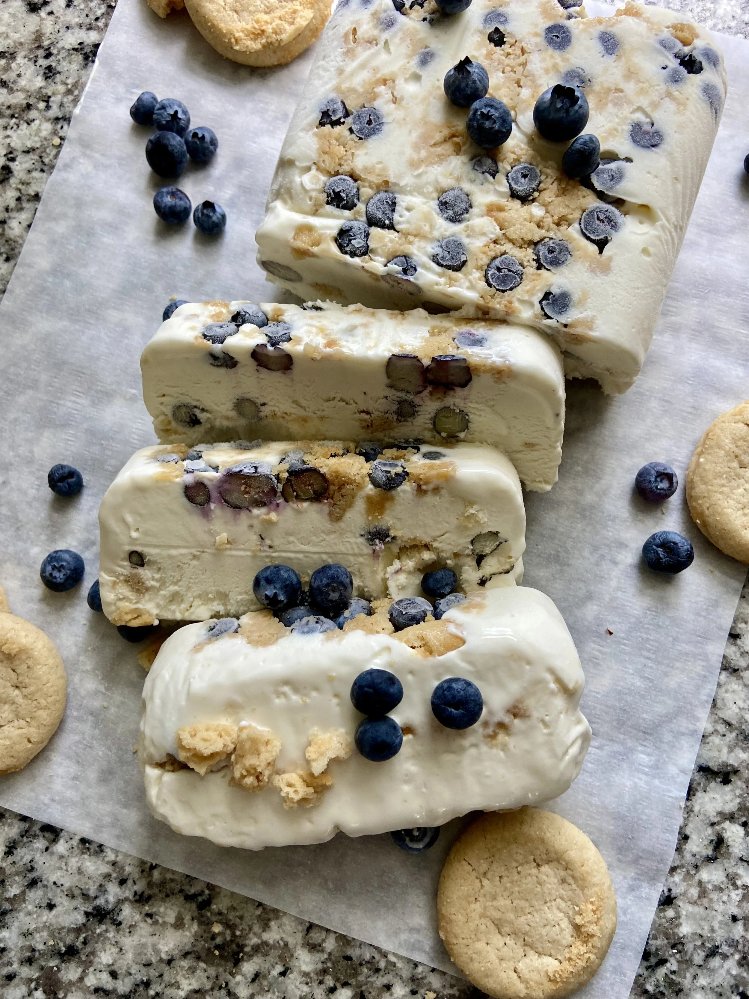 blueberry lemon cookie icebox cake