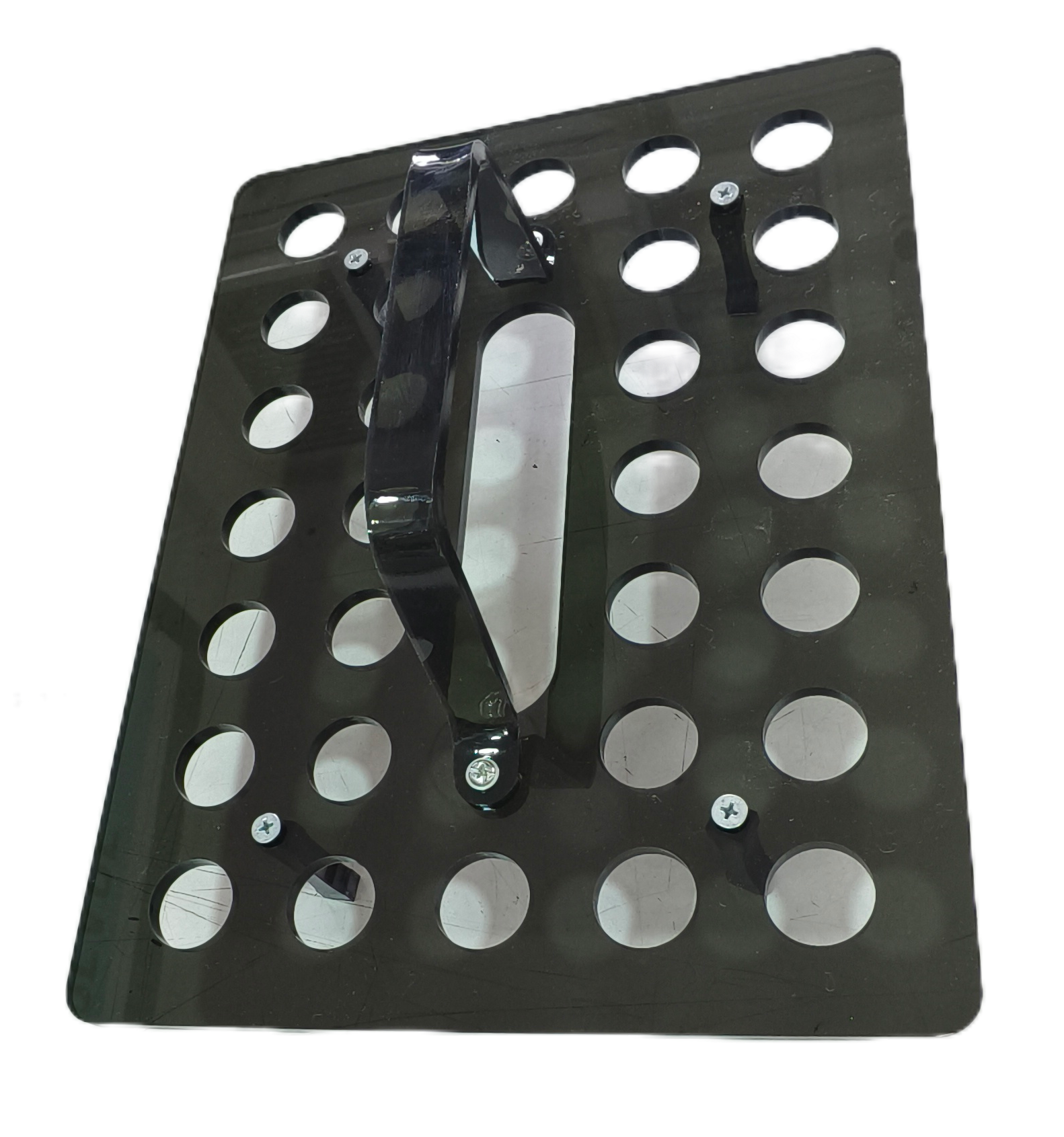 Elegant Black Communion Tray - 30 Hole Acrylic