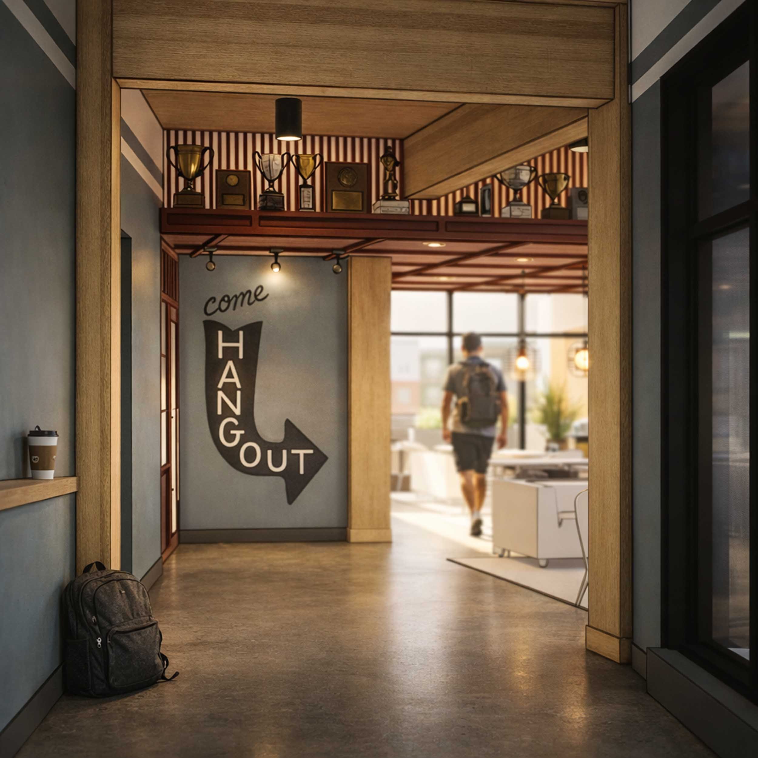 Intro Columbus | Off-Campus Apartments near Ohio State | Interior Entrance