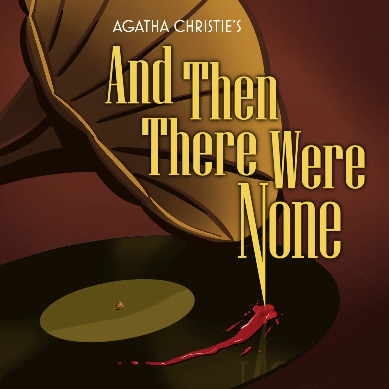 Illustration for the theater play Agatha Christie's And Then There Were None.