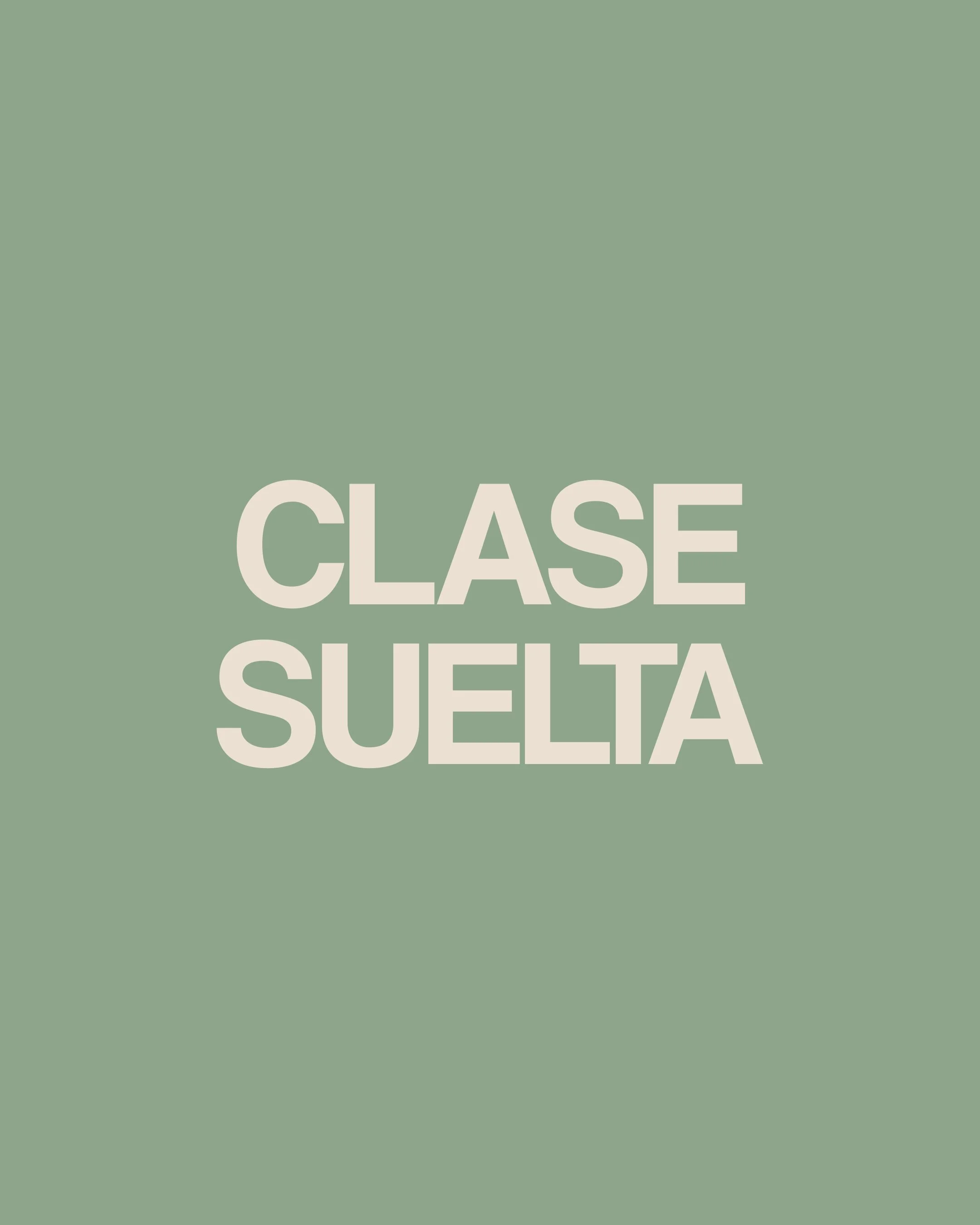 Clase Suelta