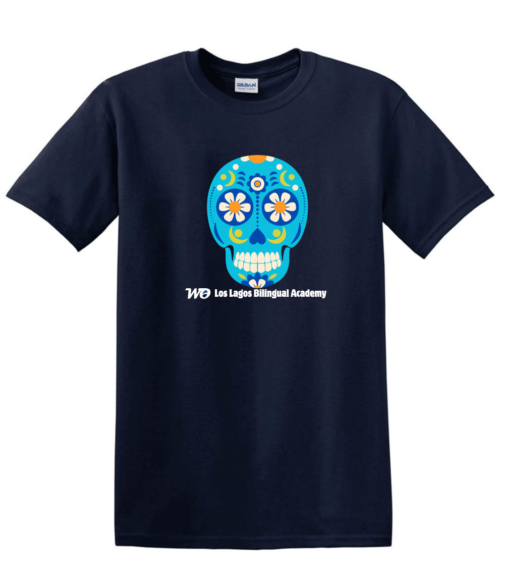 Blue Skull Tee