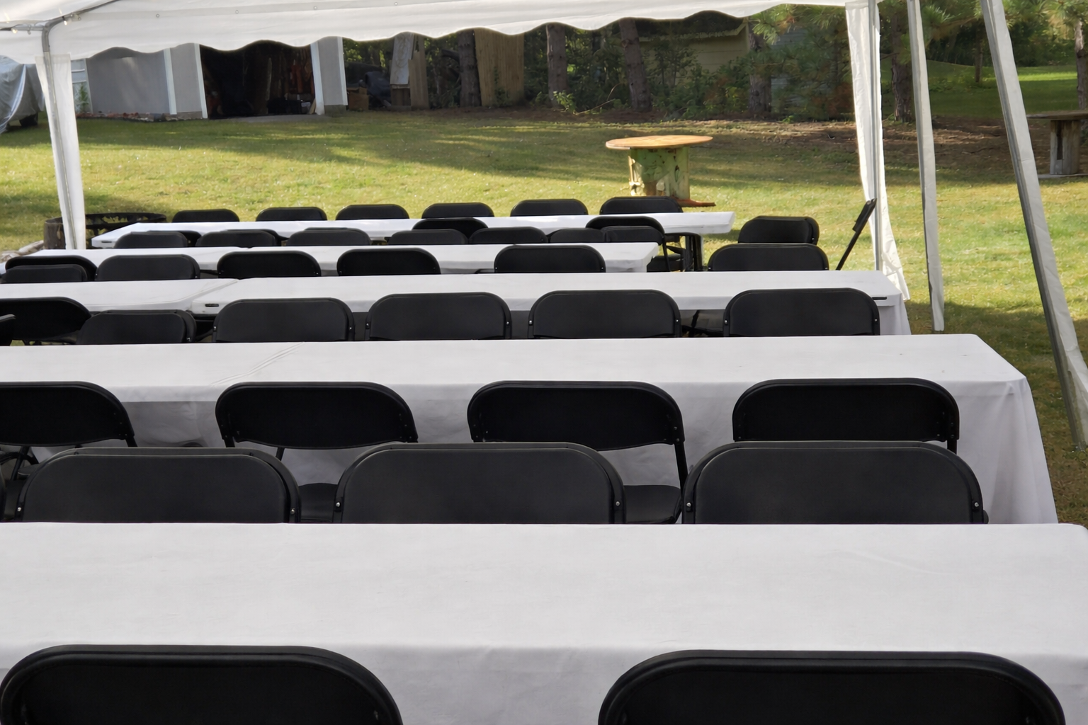 Black Folding Chair Rental