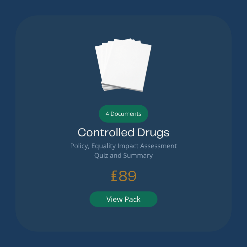 Controlled Drugs Policy
