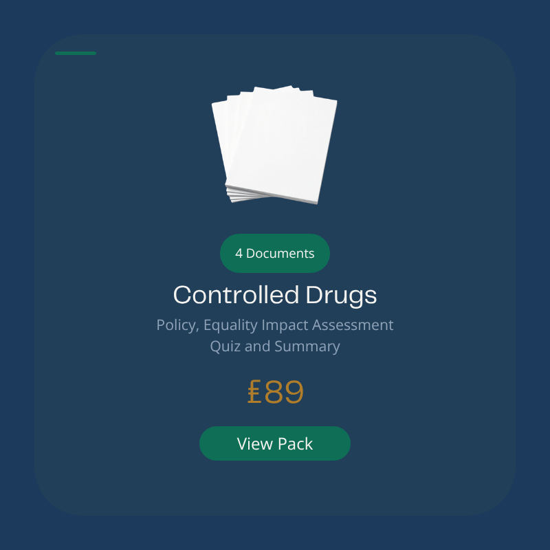 Controlled Drugs Policy