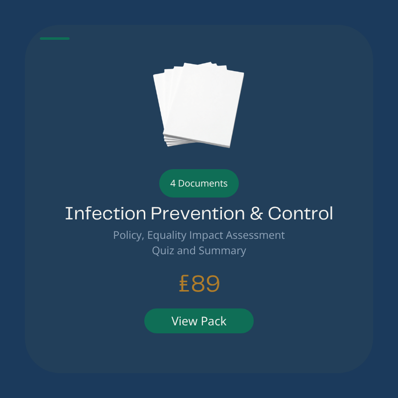 Infection Prevention and Control Policy
