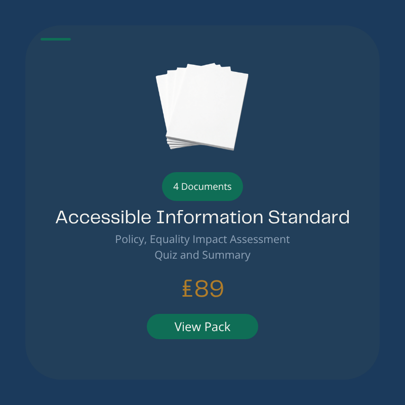 Accessible Information Standard