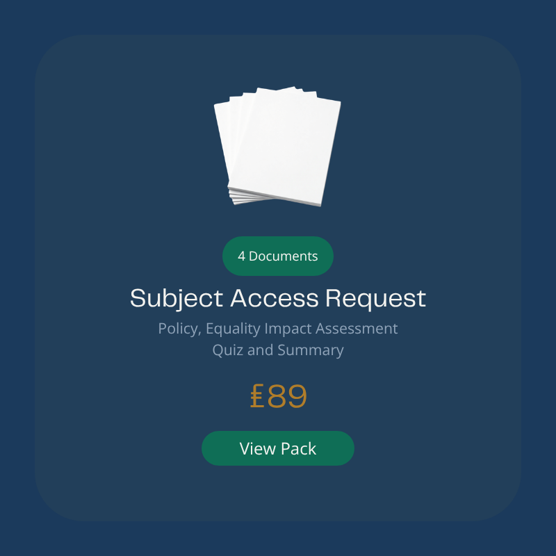 Subject Access Request Policy