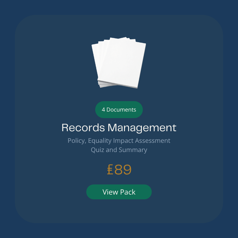 Records Management Policy