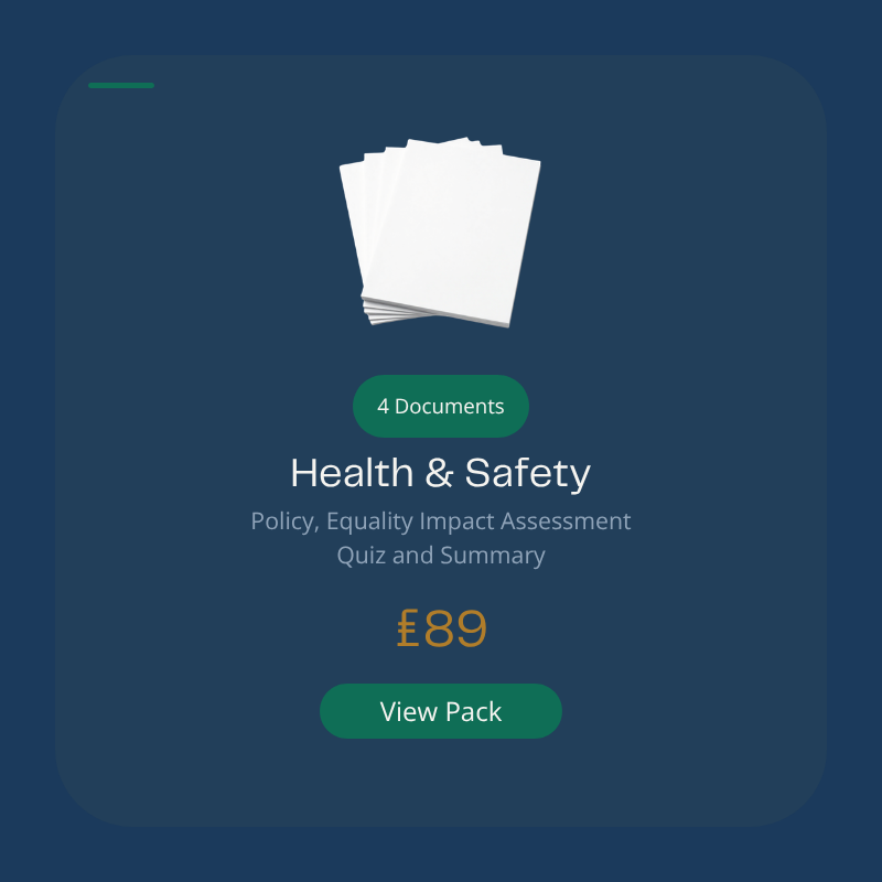 Customisable Health and Safety Policy