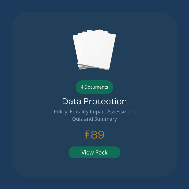 Data Protection & GDPR Policy