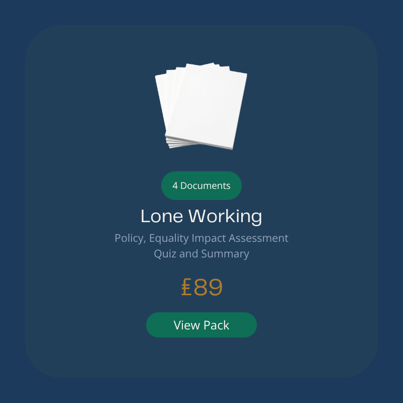 Lone Working Policy
