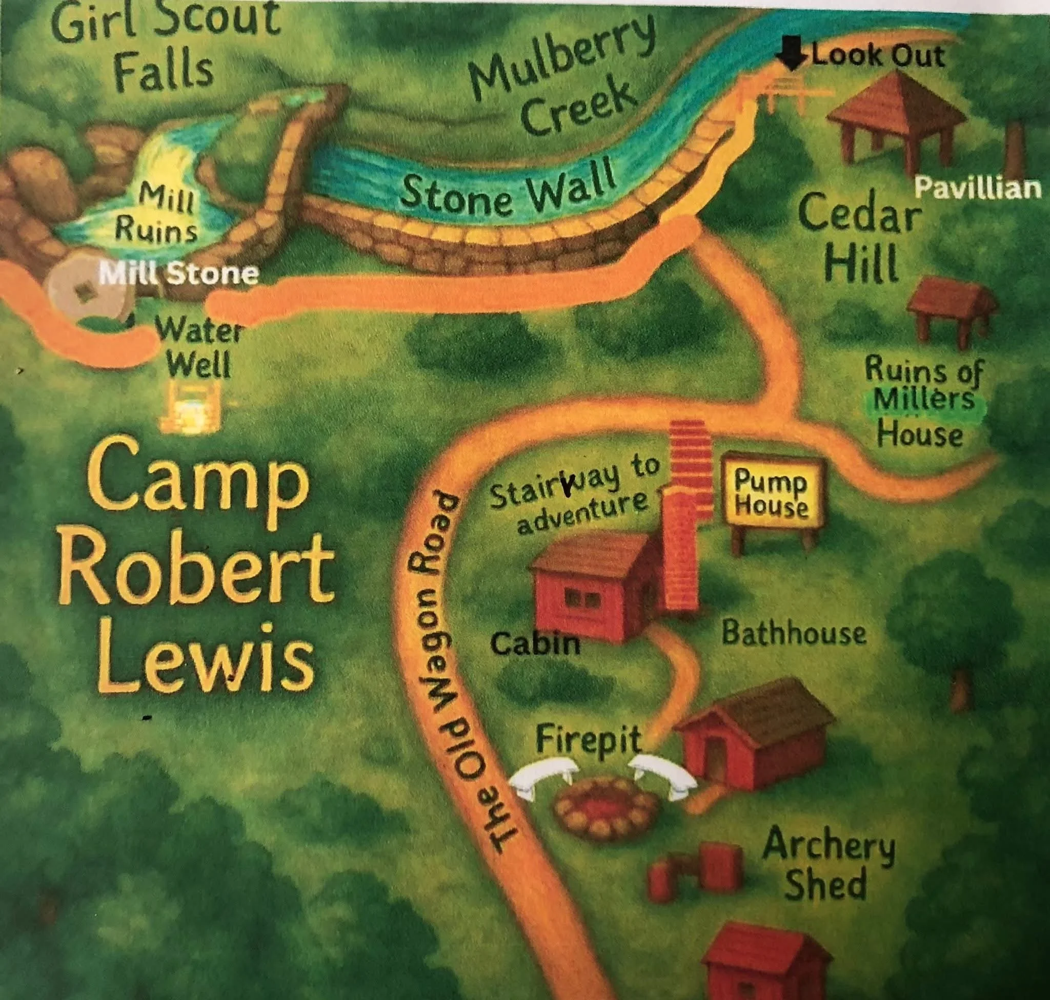 Camp Robert Lewis Map
