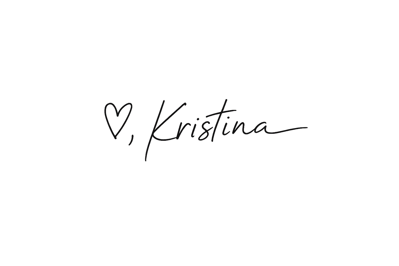 Unterschrift krila pilates by Kristina