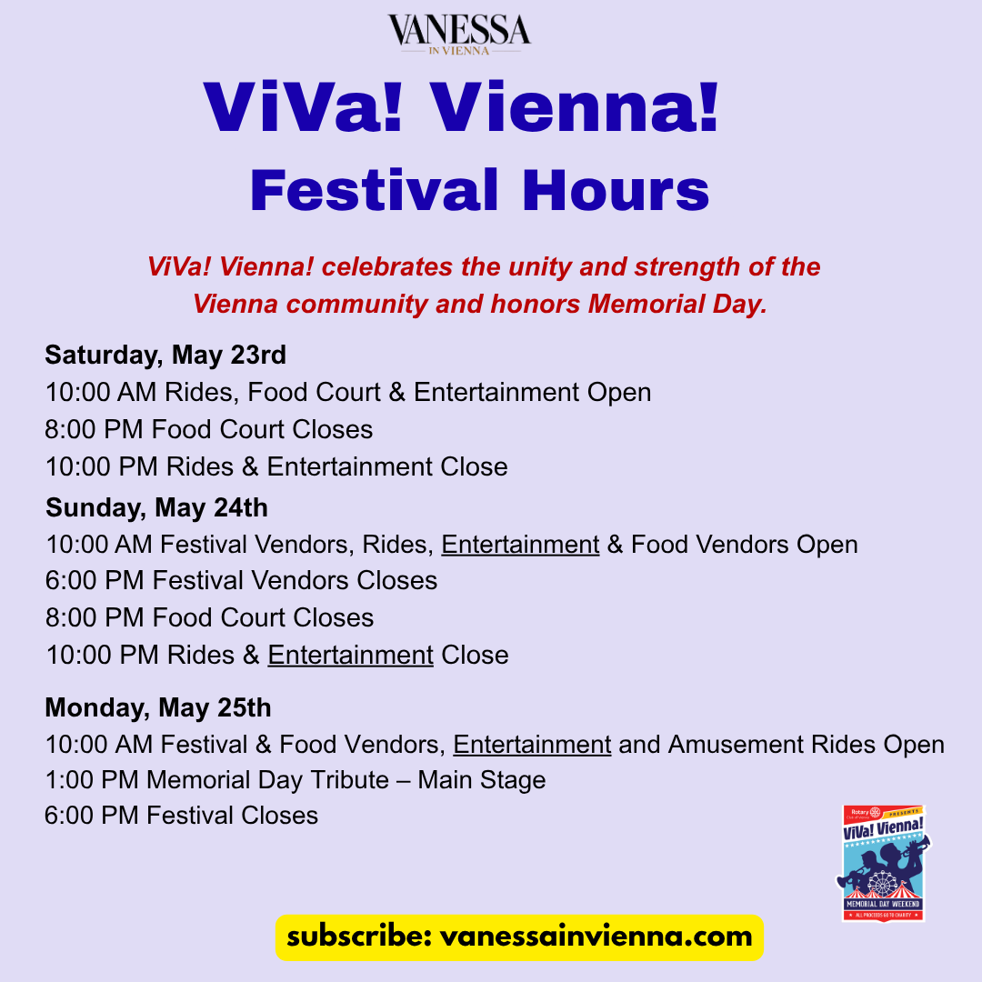 Viva Vienna Festival Hours