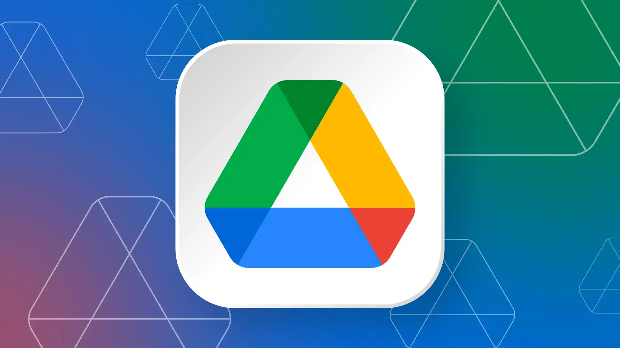 The Google Photos app icon with a hexagonal shape composed of green, yellow, red, and blue segments on a multicolored gradient background.