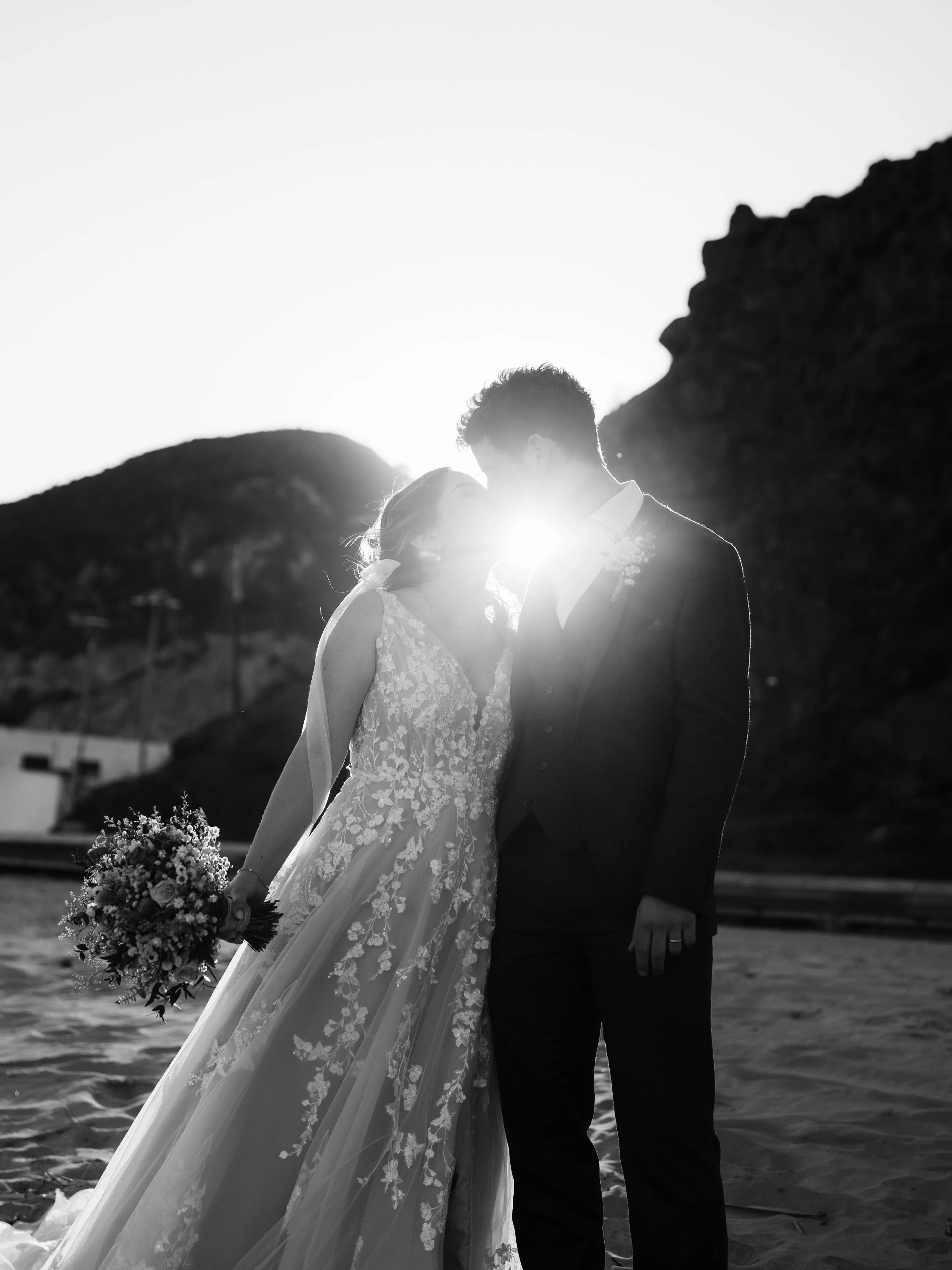 The moment time stops for just a little while ✨

M&amp;L came from the UK to celebrate their love in warm sunny Portugal. In the midst of all the emotion and happy caos, we snuck away for 15 min where there were just them, the ocean and the feeling o