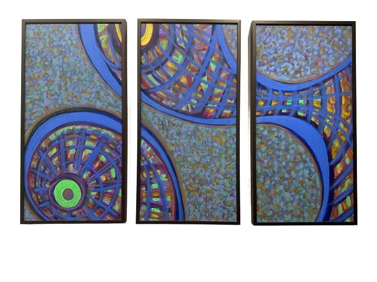 Emily Eve Weinstein,  Abstract II , 2026. Acrylic on luanne, 24 x 36 x 1 inches. 