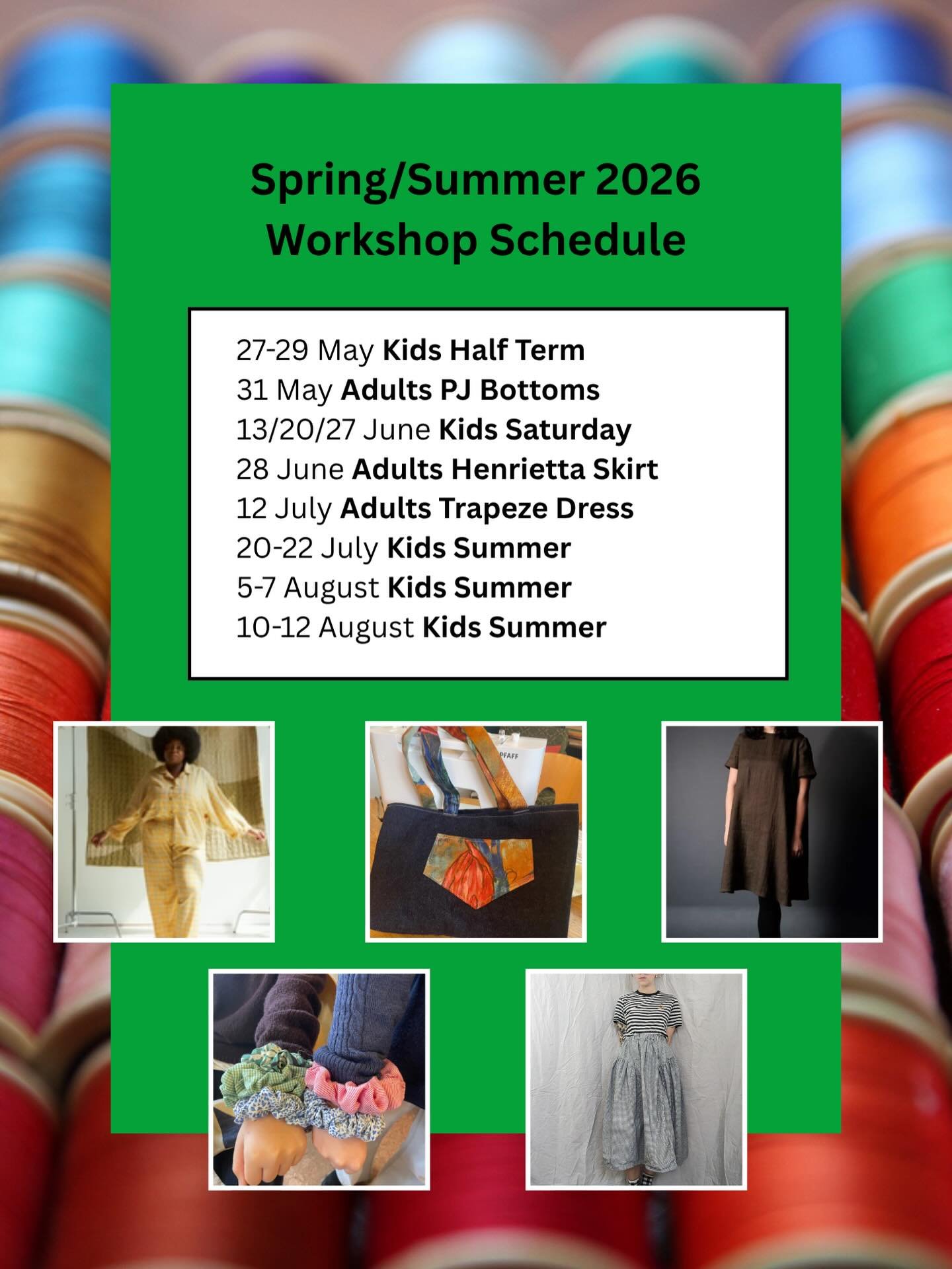 There&rsquo;s quite a lot going on at the moment but I needed to put this out here with a list of all the workshops I have coming up over the next few months. 

The big news is that these can all now be booked via the new and wonderful Stitches &amp;
