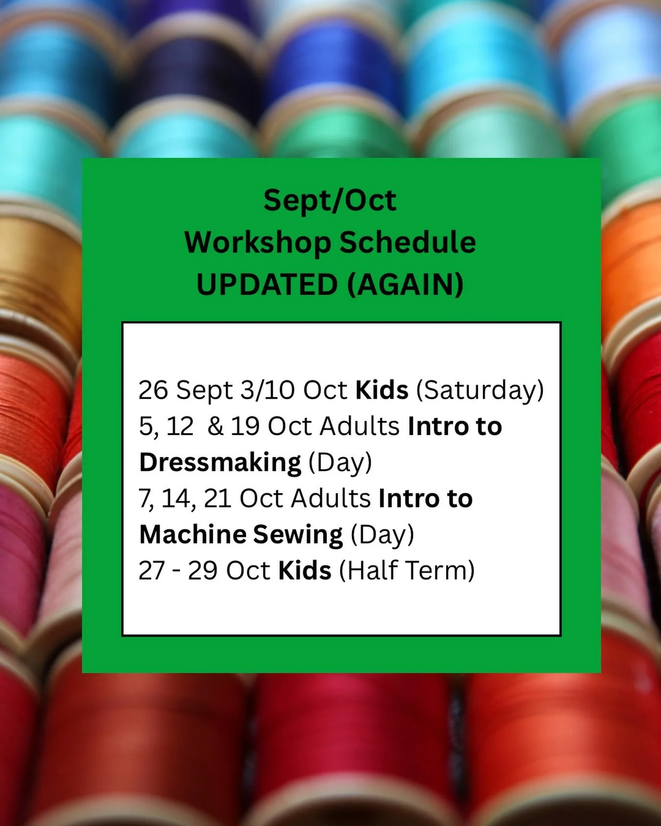I made a mistake in last post. But here is the correct 🤞🏻 schedule. 🤪
