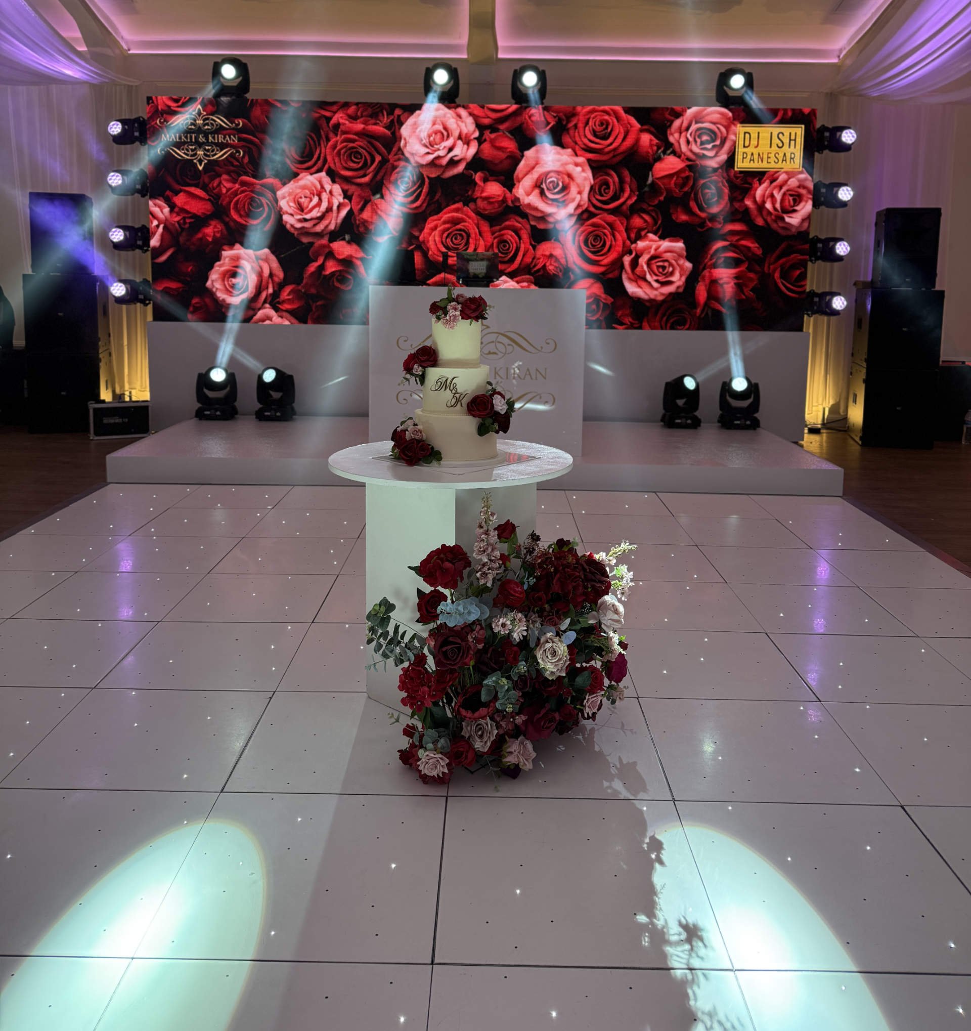 professional lighting wedding