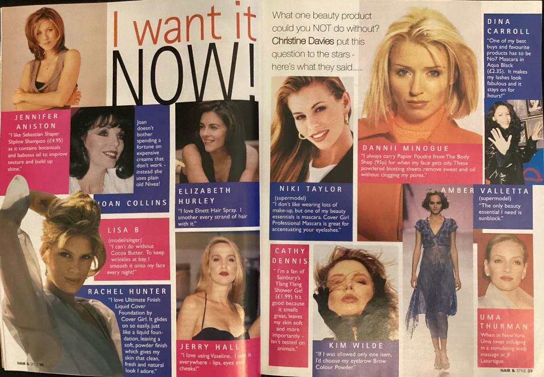 Celebrity quote feature for Hair & Style, a National consumer print magazine distributed across supermarkets, stores, and newsagents.