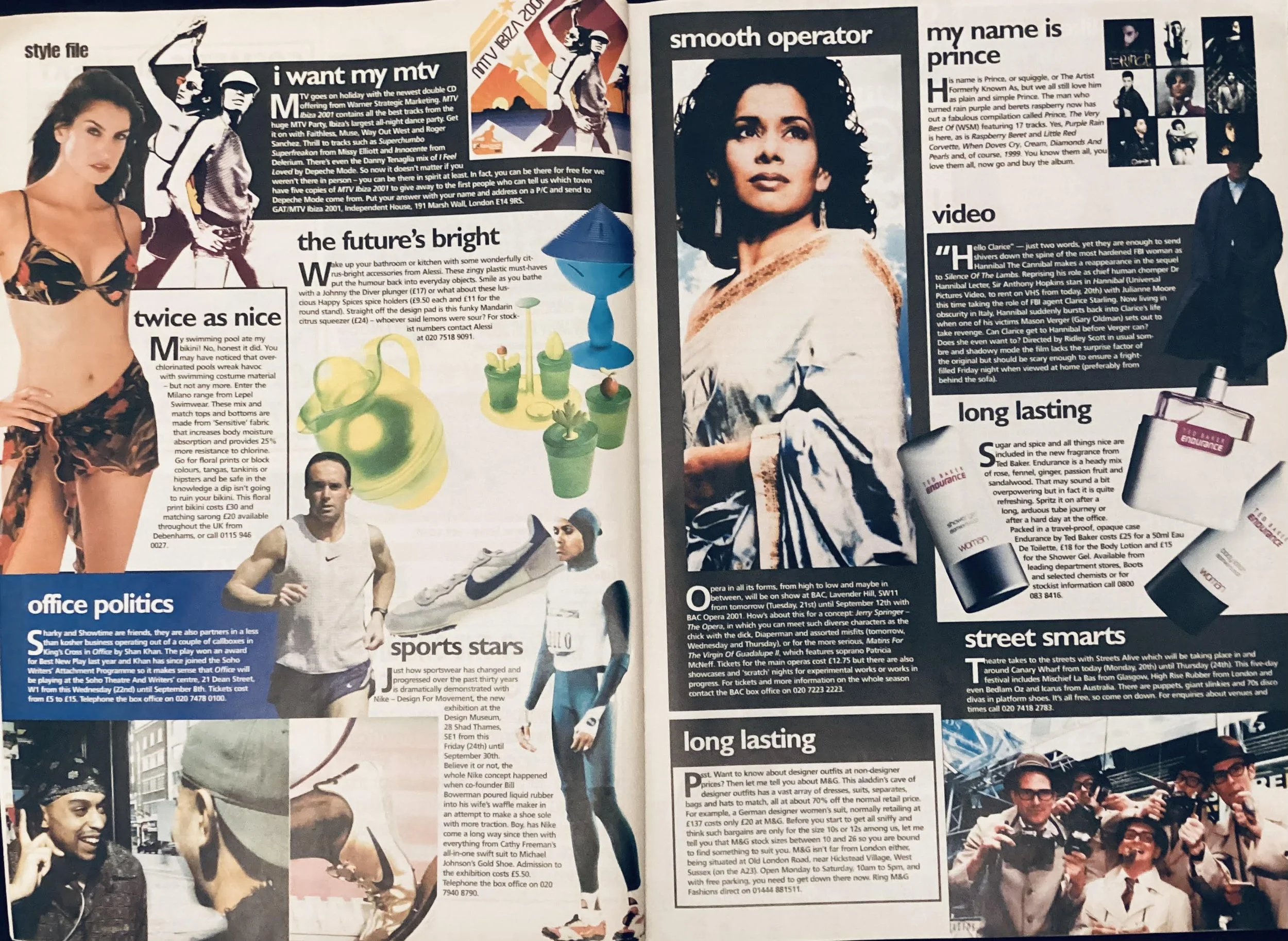 Style File column for 'GAT' magazine, a print publication distributed throughout London, UK