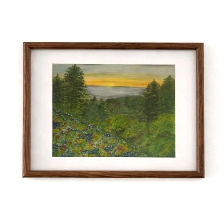 Wildflower Overlook, 2026 | Available $95
8x10 Painting
11x14 Frame