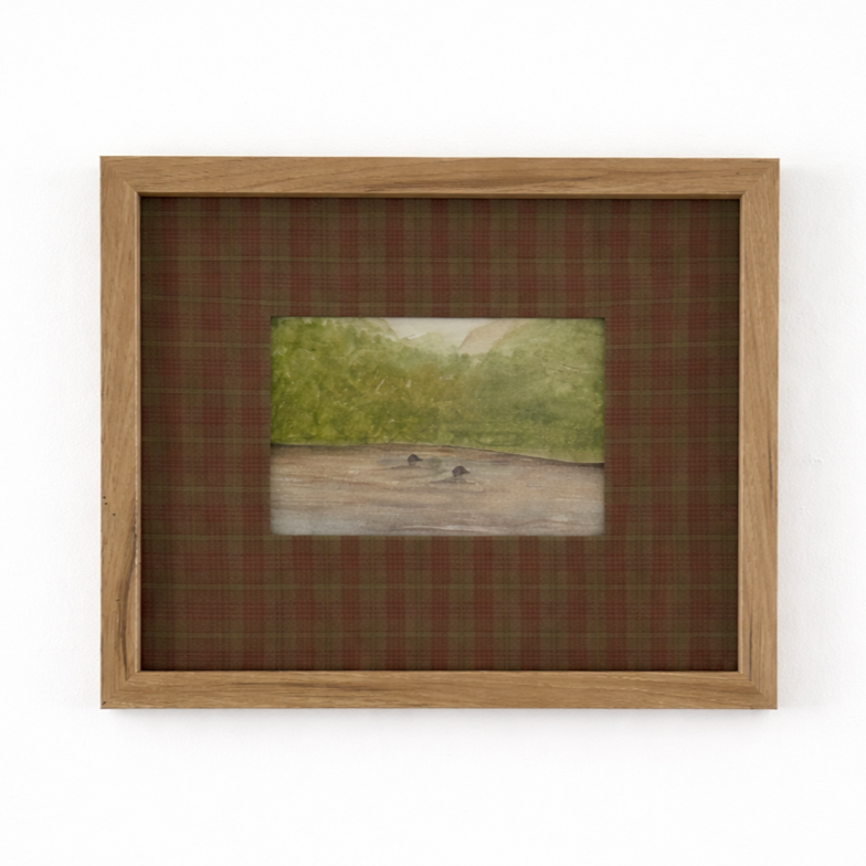 Loons on the Lake, 2026 | Available $65
5x7 Painting
8x10 Frame