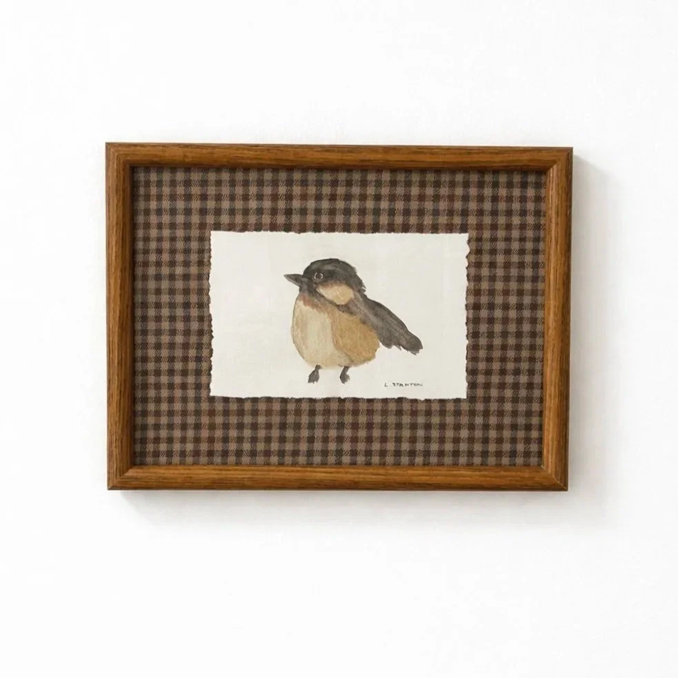 Jody's Chickadee, 2026 | Sold
4x6 Painting
8x10 Frame
