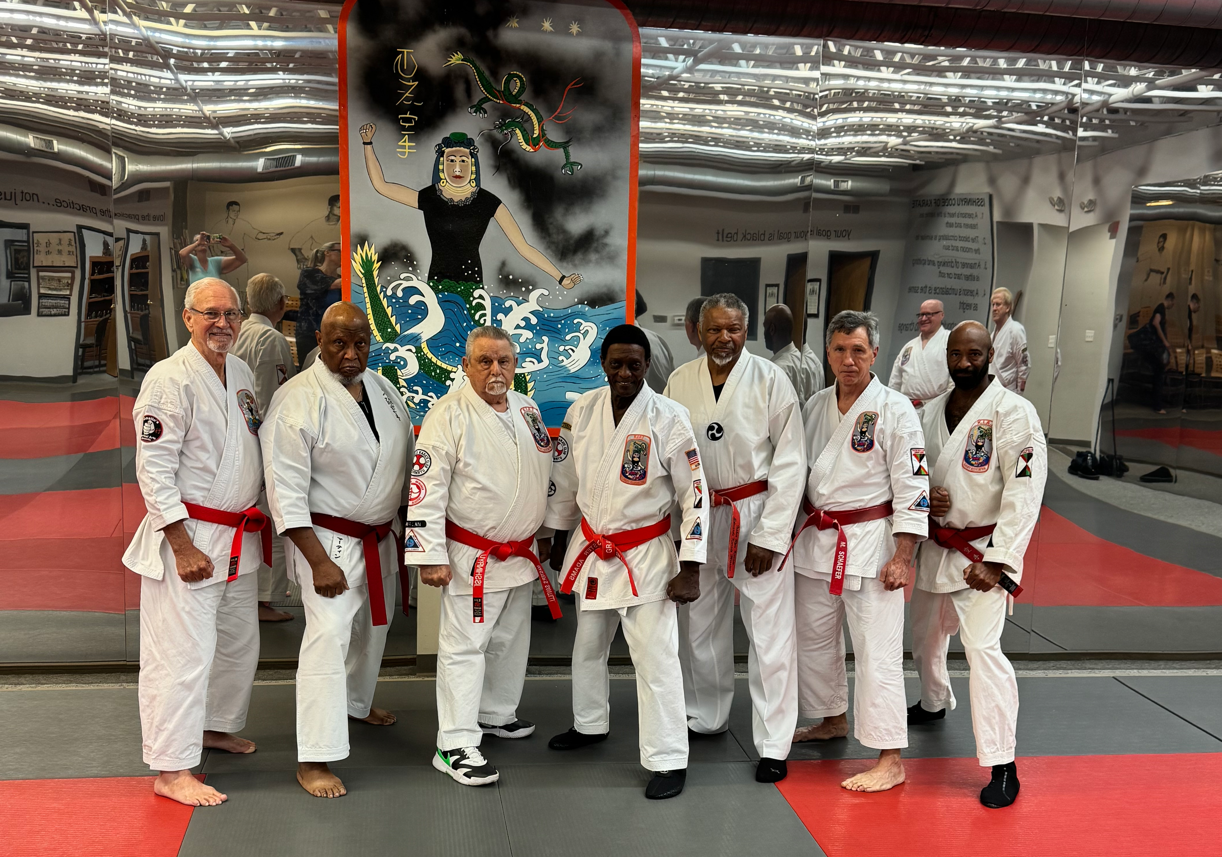 Grandmaster Willie Adams and his high dans