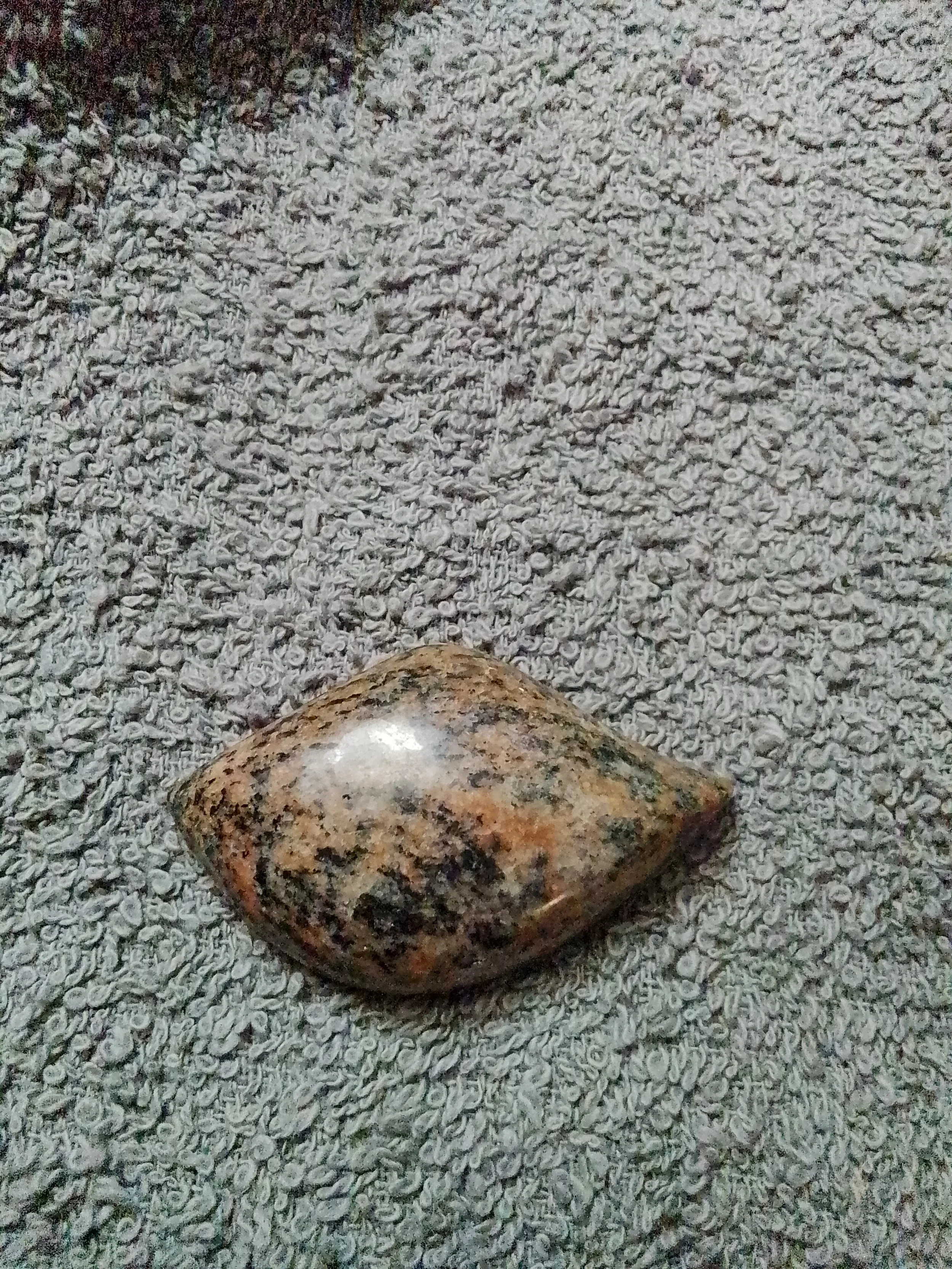 Leaf Shaped Granite Cabochon