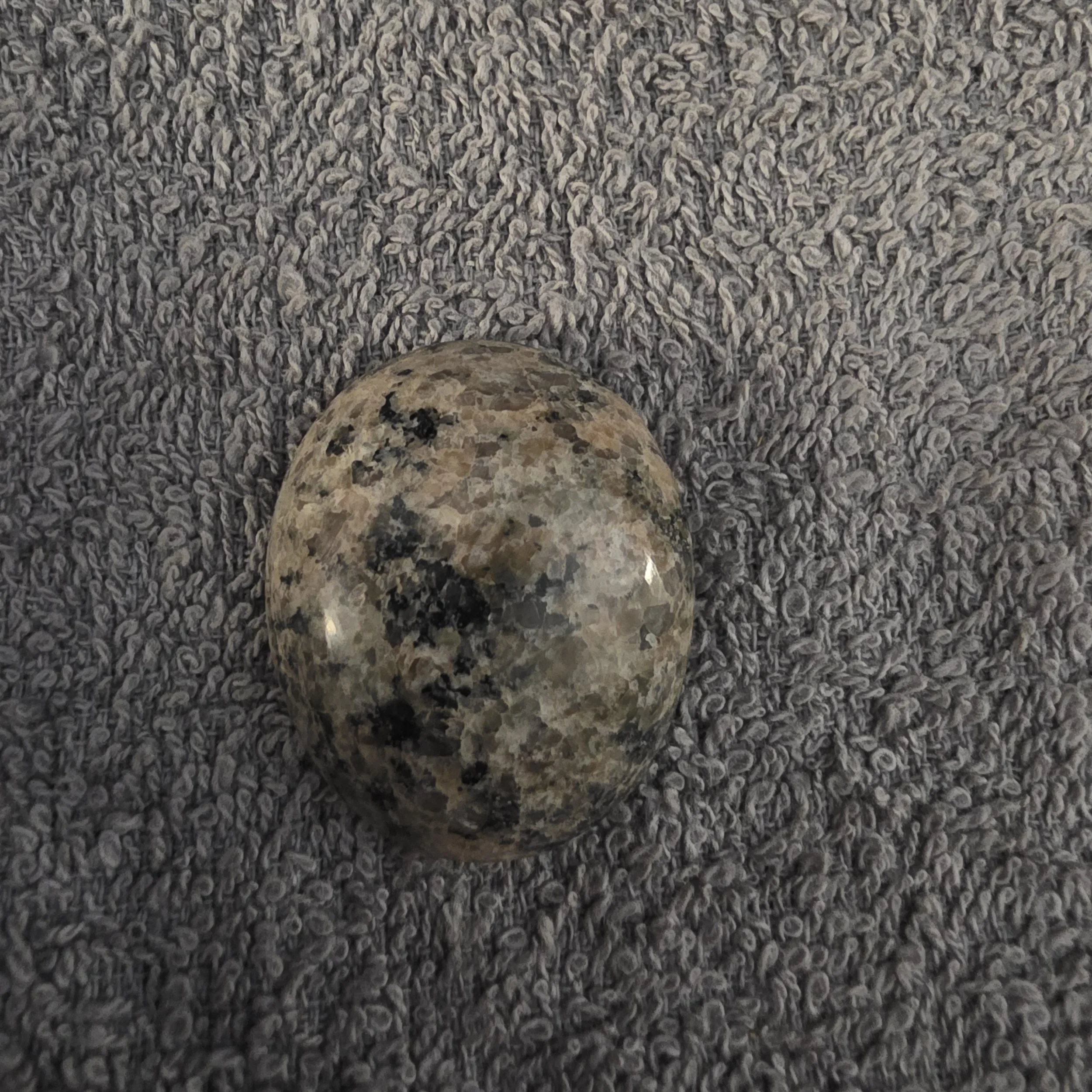 Exquisite Round Granite Cabochon