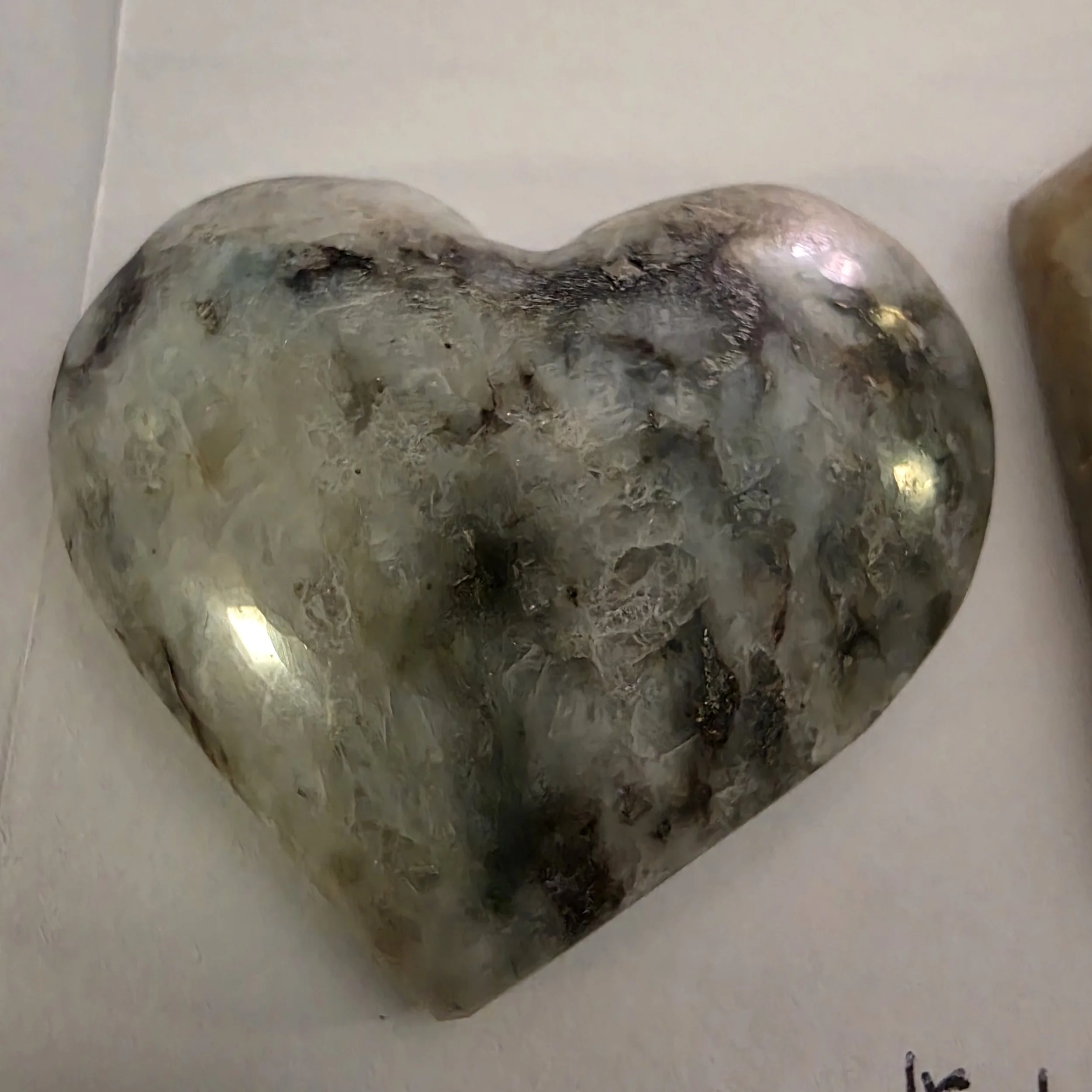 Heart-Shaped New York Quartz Cabochon